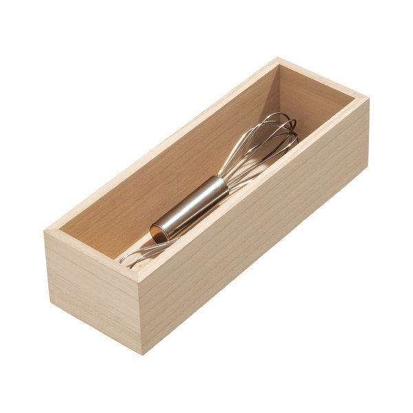 Virtuves organizators no paulovnijas koka iDesign, 25,4 x 8,4 cm-image-2