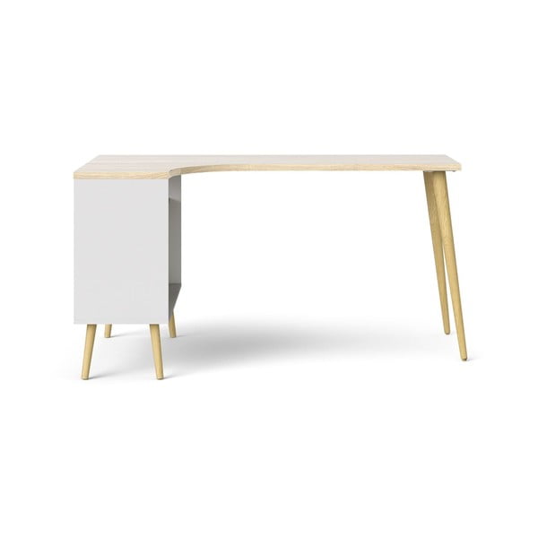 Darba galds ar ozolkoka imitāciju 145x81 cm Oslo – Tvilum-image-2