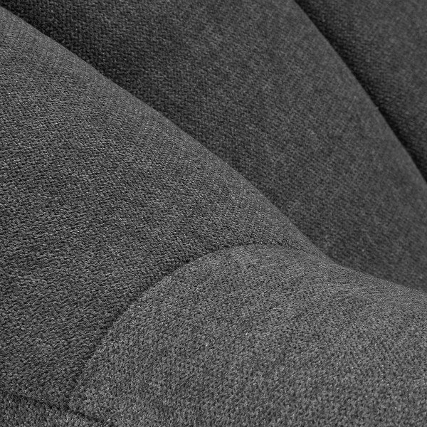 Tumši pelēks atpūtas krēsls Kave Home Off-image-3