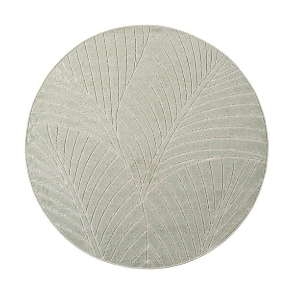 Zaļš apaļš iekštelpu un āra paklājs ø 160 cm Nova 1203 – Ayyildiz Carpets