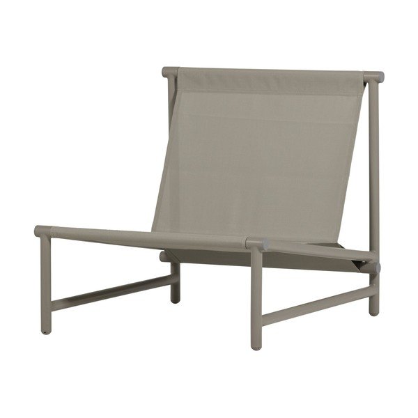 Bēšs metāla/polsterēts dārza atpūtas krēsls Elvo – WOOOD-image-4