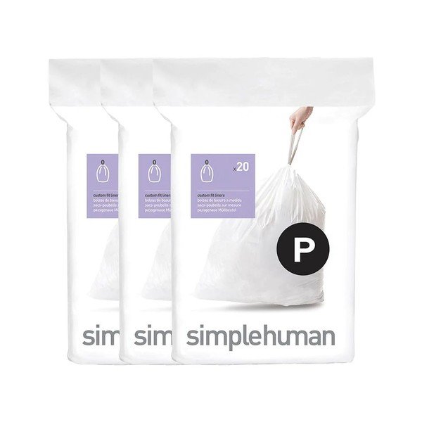 Savelkami atkritumu maisi (60 gab.) 60 l P – simplehuman-image-1