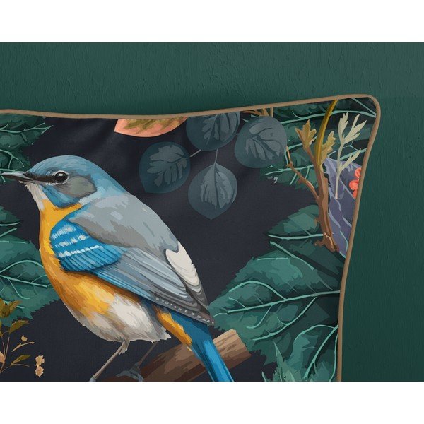 Antracīta pelēka divguļamā gultas veļa no kokvilnas satīna 200x220 cm Dilana – Descanso-image-3
