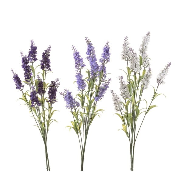 Mākslīgie augi (3 gab.) (augstums 55 cm) Lavender – Casa Selección