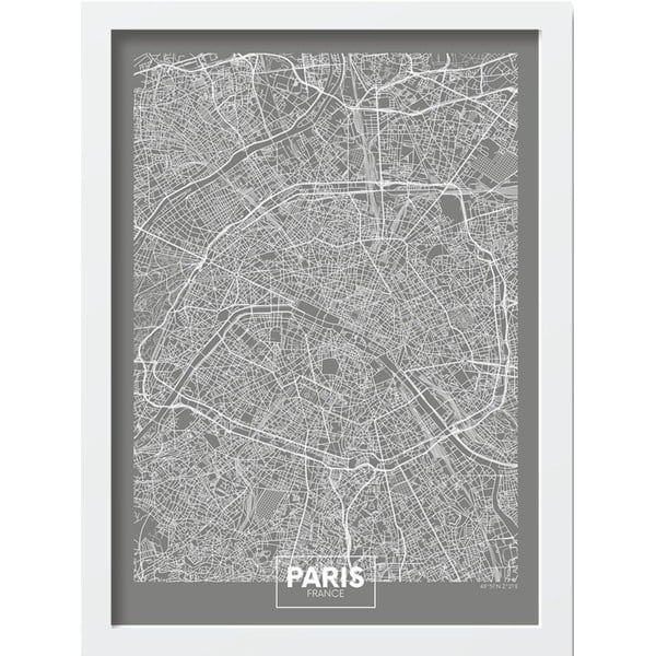 Plakāts rāmī 40x55 cm Paris – Wallity