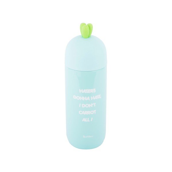 Gaiši zaļa nerūsējošā tērauda termo pudele Tantitoni Cute Carrot, 280 ml