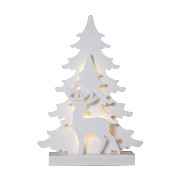 Balts gaismas dekors ar Ziemassvētku motīvu Grandy – Star Trading