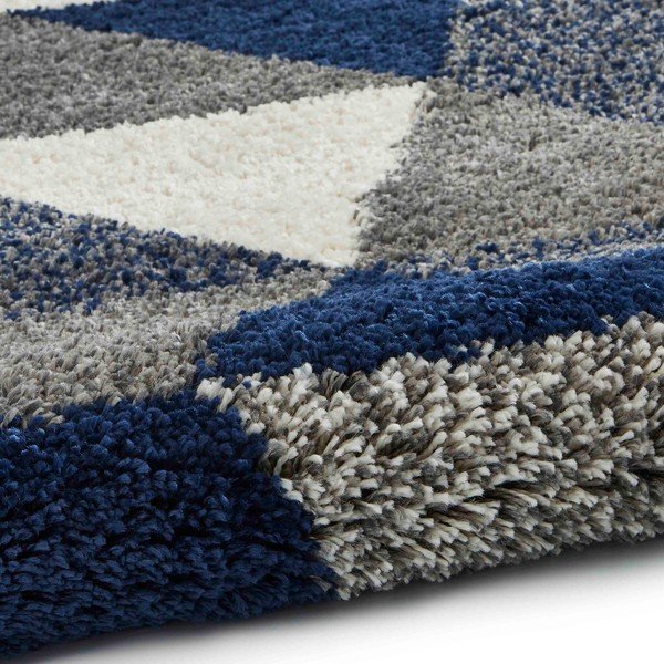 Zili pelēks paklājs Think Rugs Royal Nomadic Angles, 160 x 220 cm-image-4