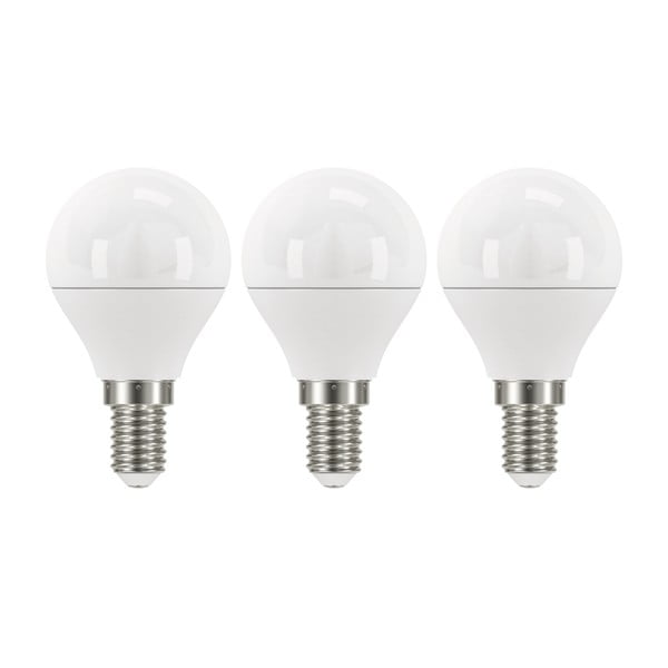 LED spuldzītes komplektā ar 3 spuldzēm Classic Mini Globe Warm White, 5W E14 - EMOS