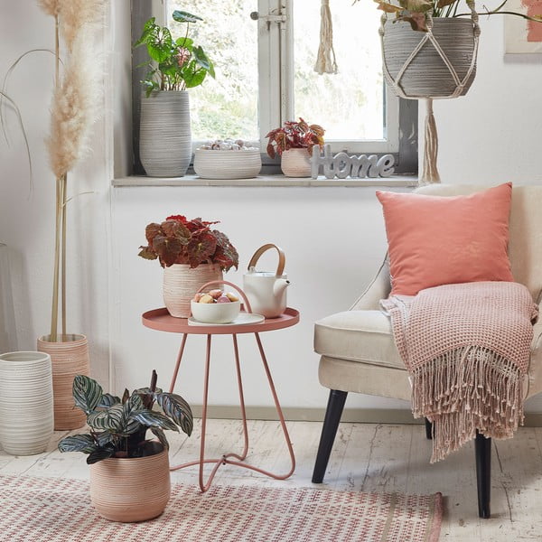 Oranža keramikas vāze Big pots Ravenna, augstums 30 cm-image-1