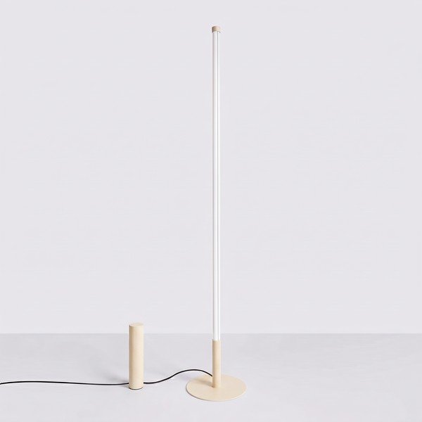 Bēša metāla LED stāvlampa (augstums 150 cm) TRANG – Thoro-image-4