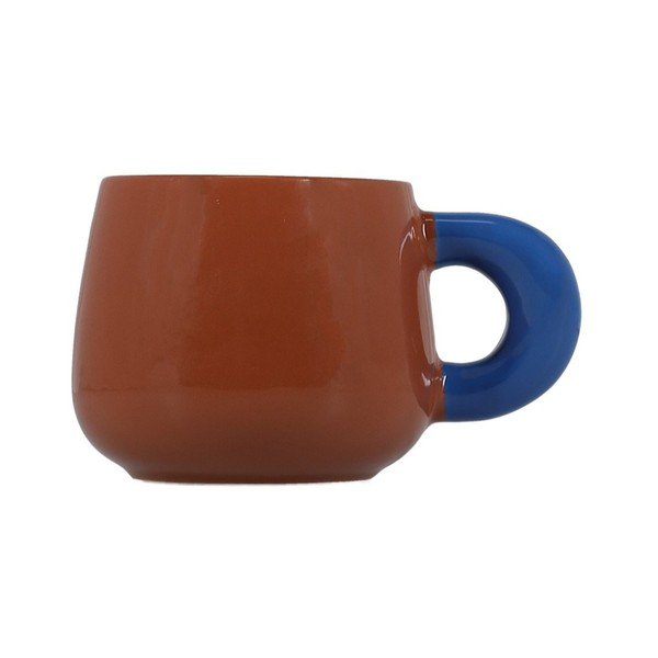 Tumši brūna krūze no sintētiskā kaula porcelāna 470 ml Coco – ONA