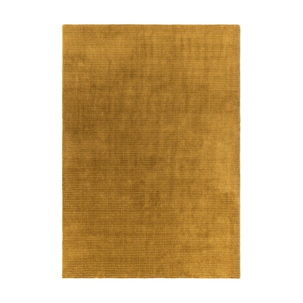 Sinepju dzeltens ar rokām darināts paklājs 160x230 cm – Asiatic Carpets