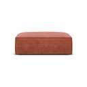 Ķieģeļu sarkans kāju soliņš no šenila auduma Vanda – Mazzini Sofas