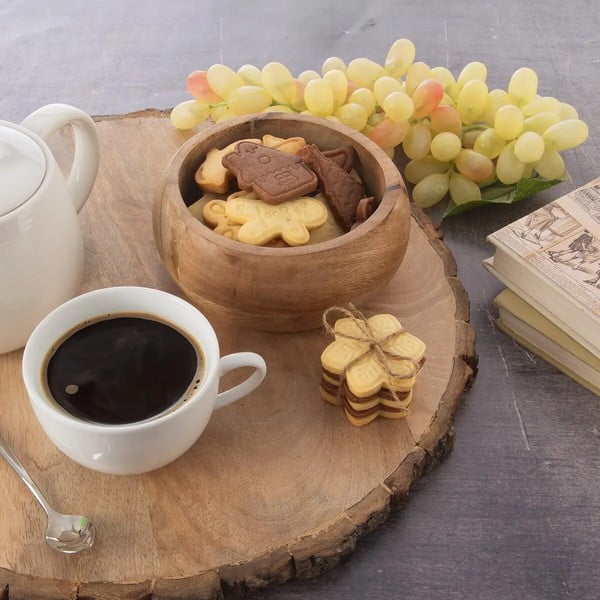 Dabīga toņa koka bļodiņa Mango – Orion-image-1