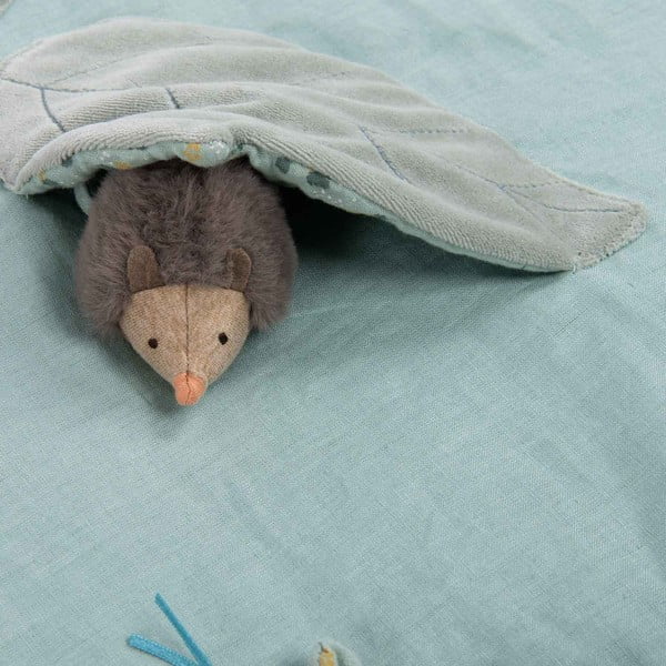 Gaiši zaļš bērnu rotaļu paklājiņš Trois Petits Lapins – Moulin Roty-image-2