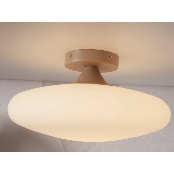 Krēmkrāsas griestu lampa ar stikla abažūru ø 34 cm Sapporo – it's about RoMi-image-2