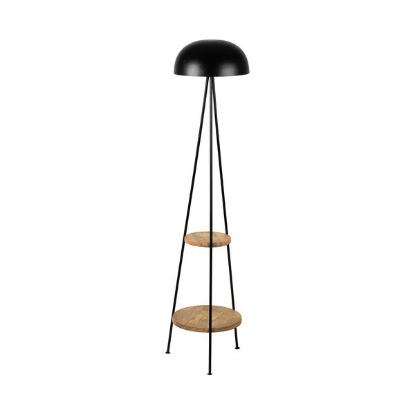 Melna stāvlampa (augstums 150 cm) Ardecor – Sema-image-3