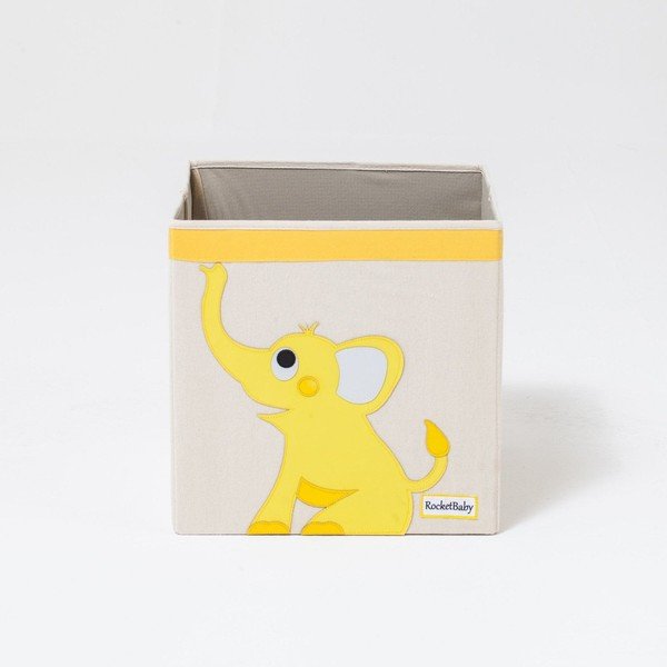 Auduma uzglabāšanas kaste bērniem Robby the Elephant – Rocket Baby-image-2