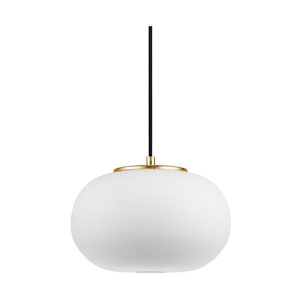 Balta divviru piekaramā lampa ar zeltītu ligzdu Sotto Luce DOSEI-image-1