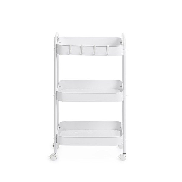 Metāla servēšanas galdiņš uz riteņiem 29,5x41 cm Leiky – Yes Everyday