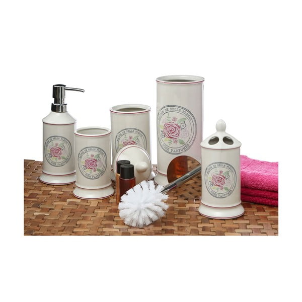 Krēmkrāsas keramikas tualetes birste Premier Housewares Belle-image-1
