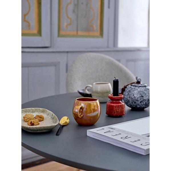 Zaļbalts keramikas šķīvis Bloomingville Paula, 23,5 x 12,5 cm-image-1