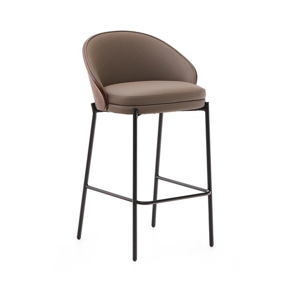 Brūns bāra krēsls (sēdekļa augstums 65 cm) Eamy – Kave Home