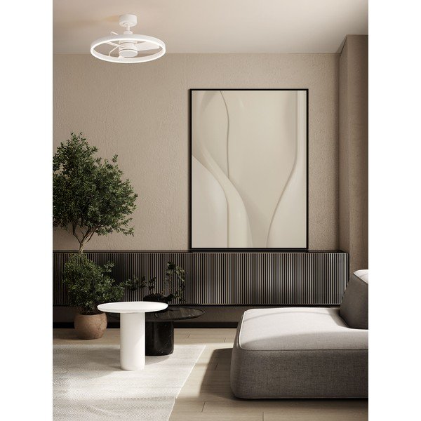 Balta metāla LED griestu lampa ar regulējamu spilgtumu Lunair – Nova Luce-image-1