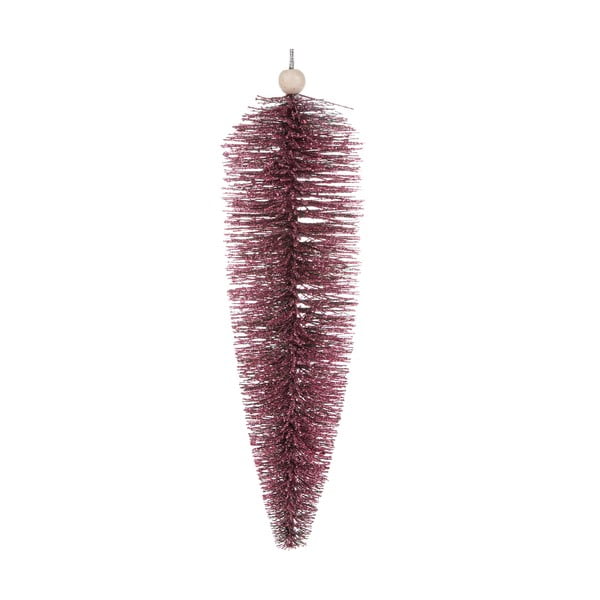 Violets Ziemassvētku eglītes rotājums Dakls, garums 22 cm