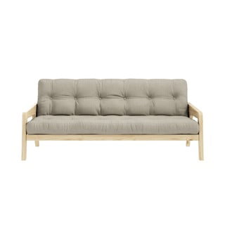 Izlaižams dīvāns Karup Design Grab Natural Clear Linen Beige