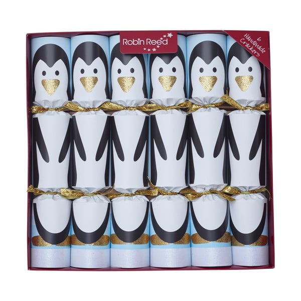 Ziemassvētku pārsteiguma konfektes (6 gab.) Racing Penguin – Robin Reed