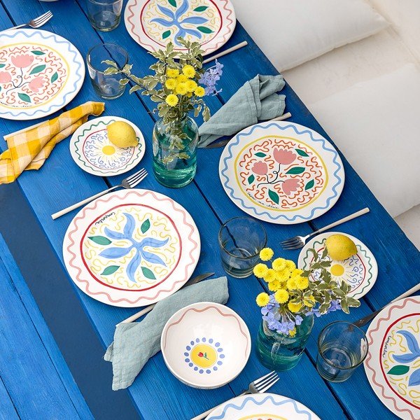 Akmensmasas šķīvis ø 27 cm Summer Bliss – Costa Nova-image-2