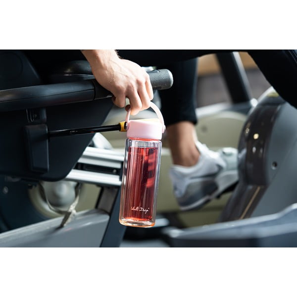 Rozā stikla pudele 350 ml Fuori – Vialli Design-image-3