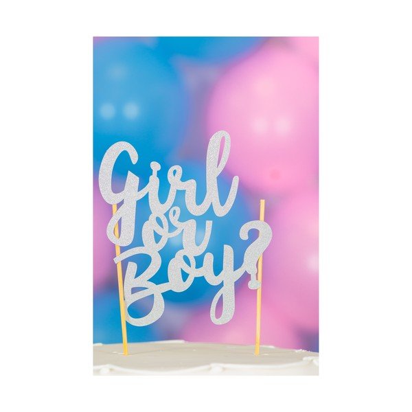 Dekoratīvs kūkas papildinājums Mason Cash Meitene vai zēns-image-2