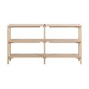 Dabīga toņa grāmatplaukts ar ozolkoka imitāciju 169x88x30 cm Braidwood – Actona