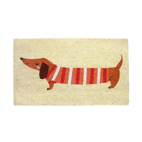 Kokosšķiedras kājslauķis 43x73 cm Sausage Dog – Rex London