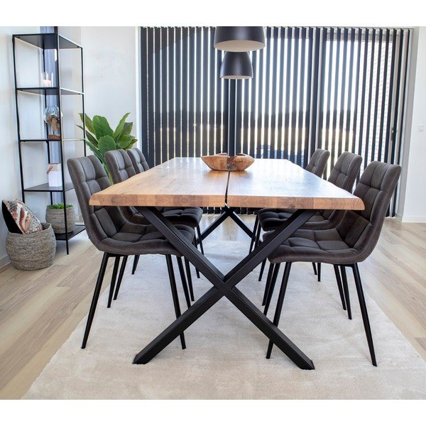 Tumši pelēki pusdienu krēsli (2 gab.) Moseby – Bonami Essentials-image-4