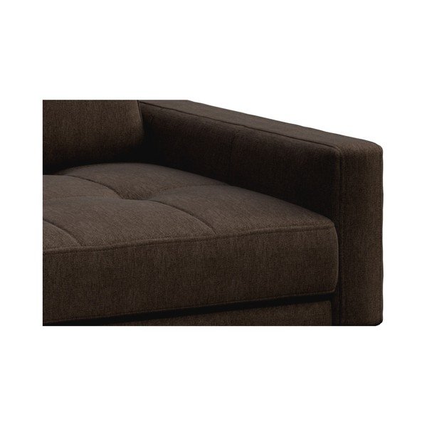Brūns stūra dīvāns MESONICA Musso Tufted, kreisais stūris-image-4