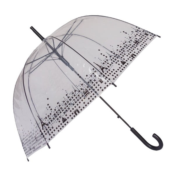Birdcage Paris caurspīdīgs lietussargs, ⌀ 79 cm