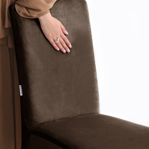 Brūns uzvelkams pārvalks krēslam 48 cm Sento – Restilo-image-4