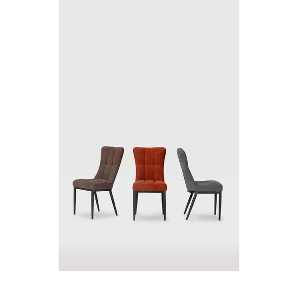 Terakotas oranži pusdienu krēsli (2 gab.) Damon – Marckeric-image-1