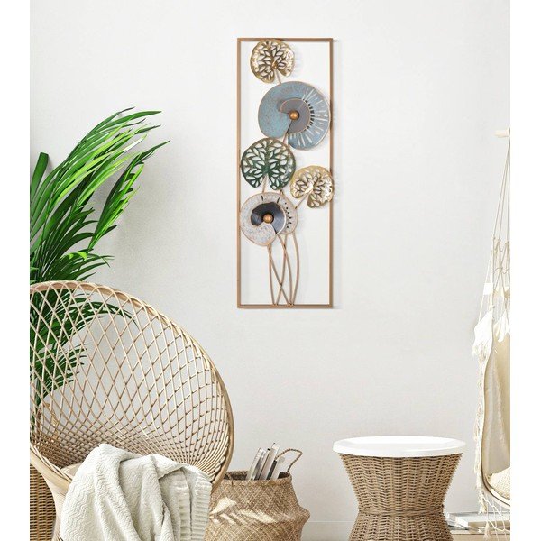 Metāla sienas dekors Mauro Ferretti Gloth, 31,2 x 90 cm-image-1