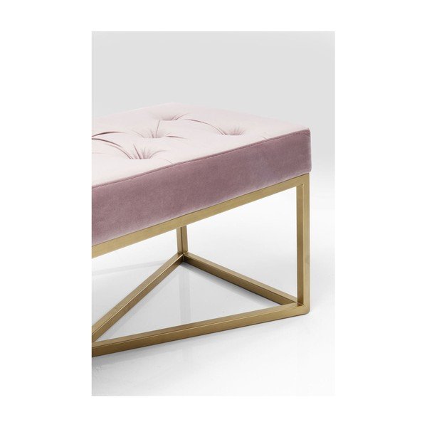 Gaiši rozā samta sols Kare Design Crossover-image-2