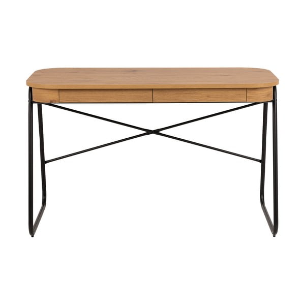 Darba galds ar ozolkoka imitācijas galda virsmu 60x120 cm Blueton – Actona