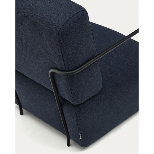 Zils atpūtas krēsls Gamer – Kave Home-image-4