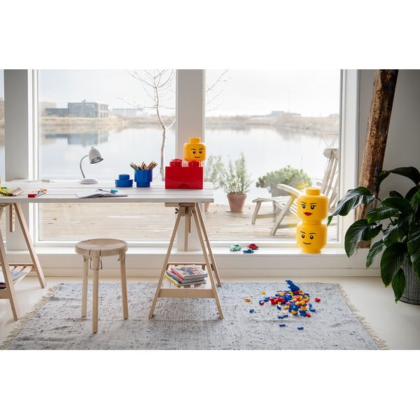 Dzeltena glabāšanas kaste galvas formā LEGO® Silly L-image-1