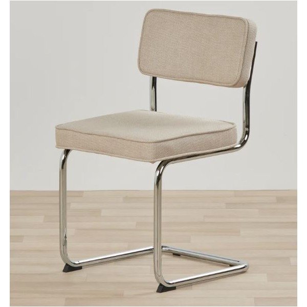 Bēšs polsterēts šūpojošs pusdienu krēsls Rupert – Unique Furniture-image-4