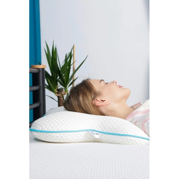 Anatomiskais spilvens ar atmiņas putu pildījumu 46x55 cm – Mila Home-image-2