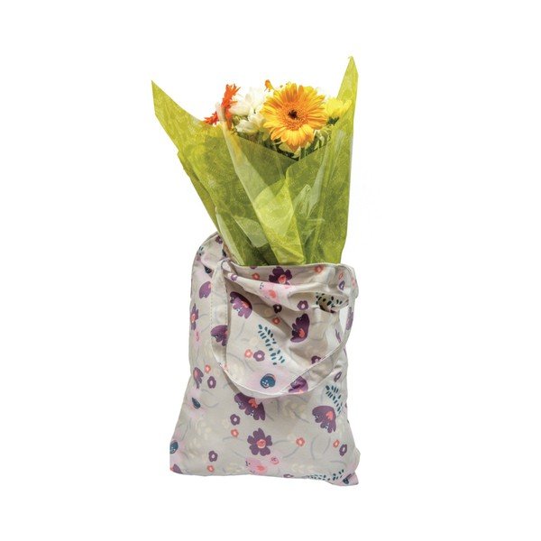 Gaiši violeta iepirkumu soma Busy B Floral Shopper-image-3